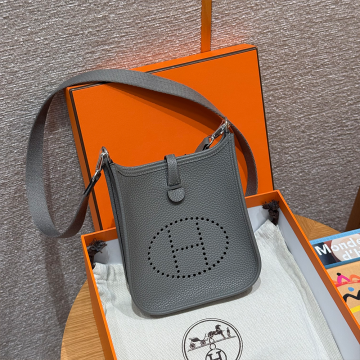 올수공 에르메스 에블린 미니 Gris Meyer 클레망스 실버 하드웨어